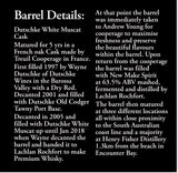 Single Cask Single Malt Whisky, Release 2, Dutschke White Muscat Cask by Lachlan Rochfort