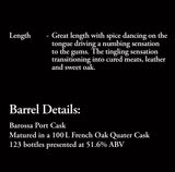 Single Cask Single Malt Whisky
Release 3, Barossa Port Cask