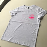 Henry Fisher White tee Pink Print