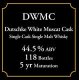 Single Cask Single Malt Whisky, Release 2, Dutschke White Muscat Cask by Lachlan Rochfort